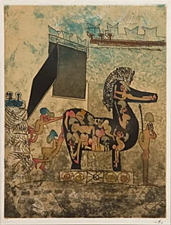 Etching And Aquatint Matta - CHAOSMOS