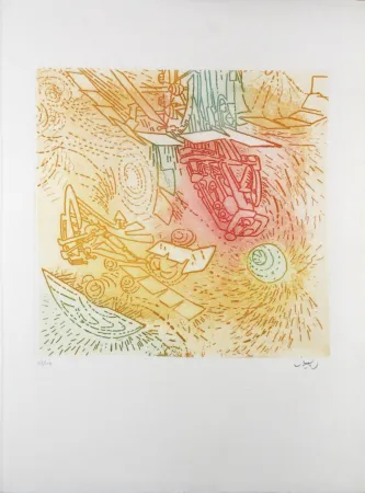 Etching And Aquatint Matta - Coigitum