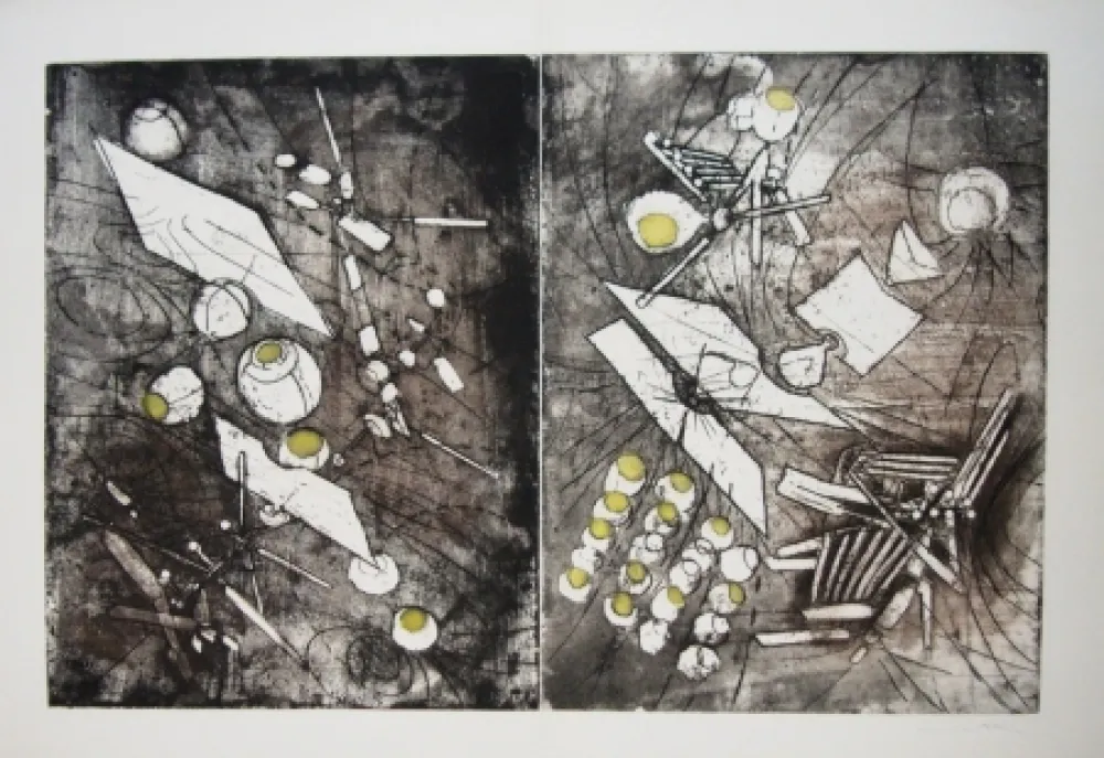 Etching And Aquatint Matta - Come detta dentro vo significado