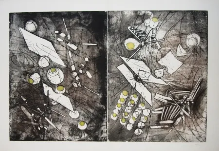 Etching And Aquatint Matta - Come detta dentro vo significado