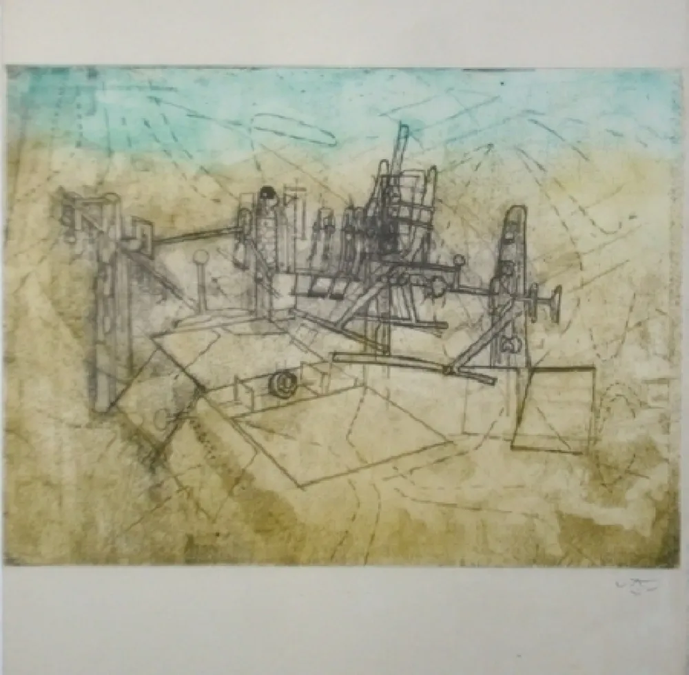Etching And Aquatint Matta - Come detta dentro vo significado