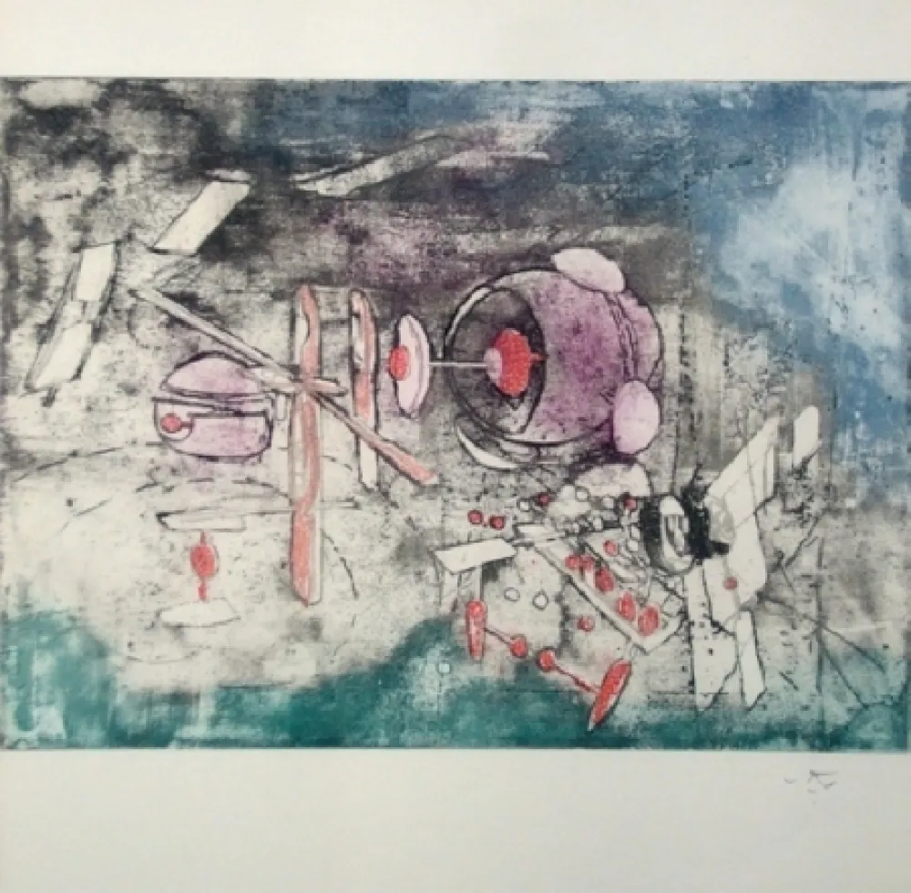 Etching And Aquatint Matta - Come detta dentro vo significado