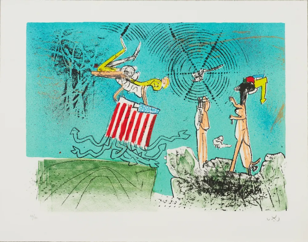 Lithograph Matta - Comique Trippe