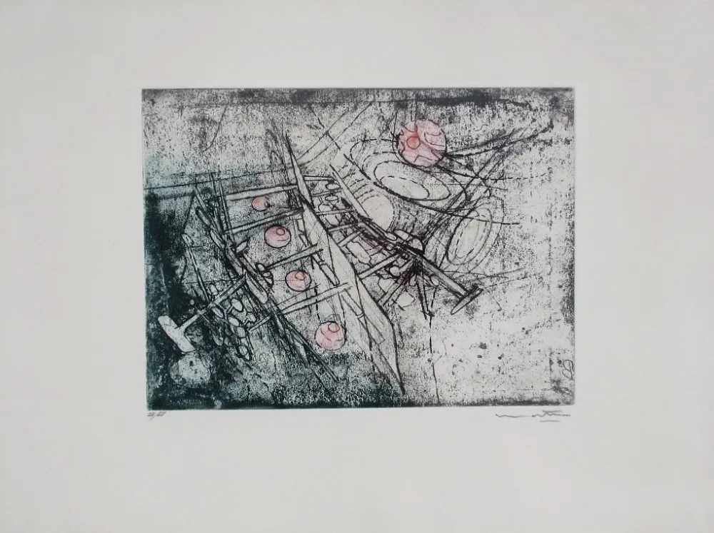 Etching And Aquatint Matta - Como detta dentro vo significado