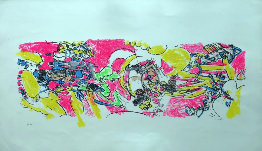 Lithograph Matta - Composition 2