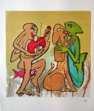 Engraving Matta - Composition 3