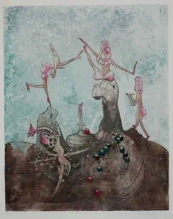 Etching And Aquatint Matta - Cosi fan tutte