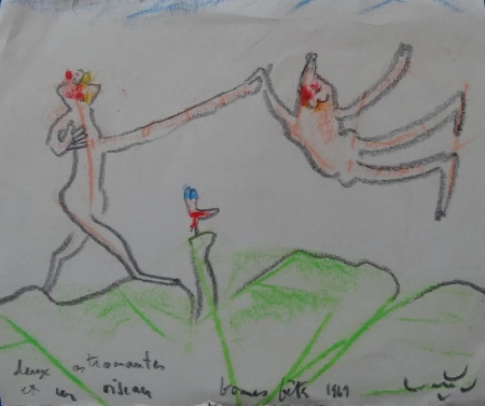 No Technical Matta - Deux astronautes et un oiseau