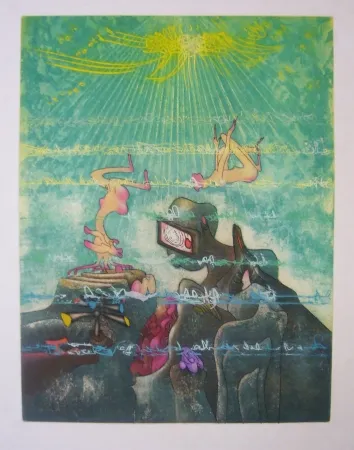 Etching And Aquatint Matta - Epaisseur de haut-mer