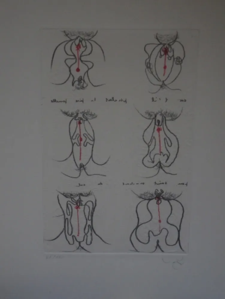 Etching And Aquatint Matta - Epistill et pistelle.