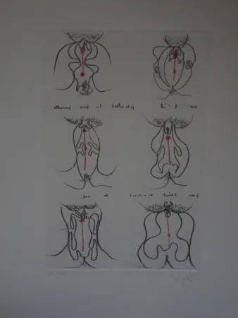 Etching And Aquatint Matta - Epistill et pistelle.