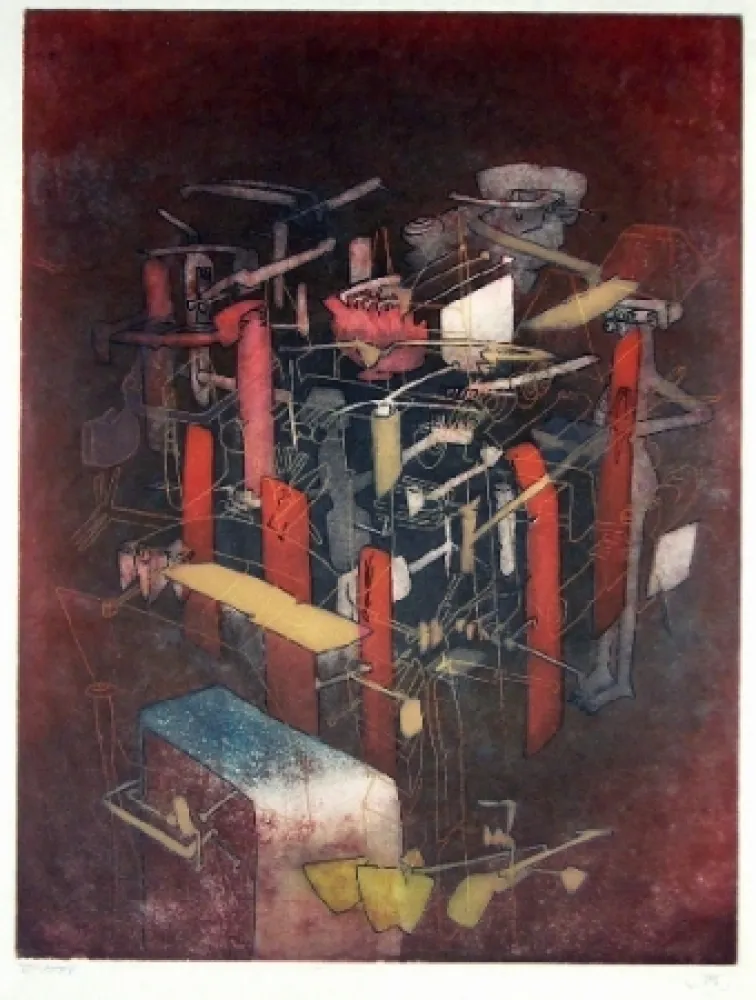 Etching And Aquatint Matta - Etre atout