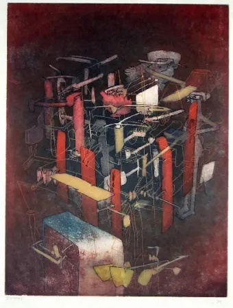 Etching And Aquatint Matta - Etre atout