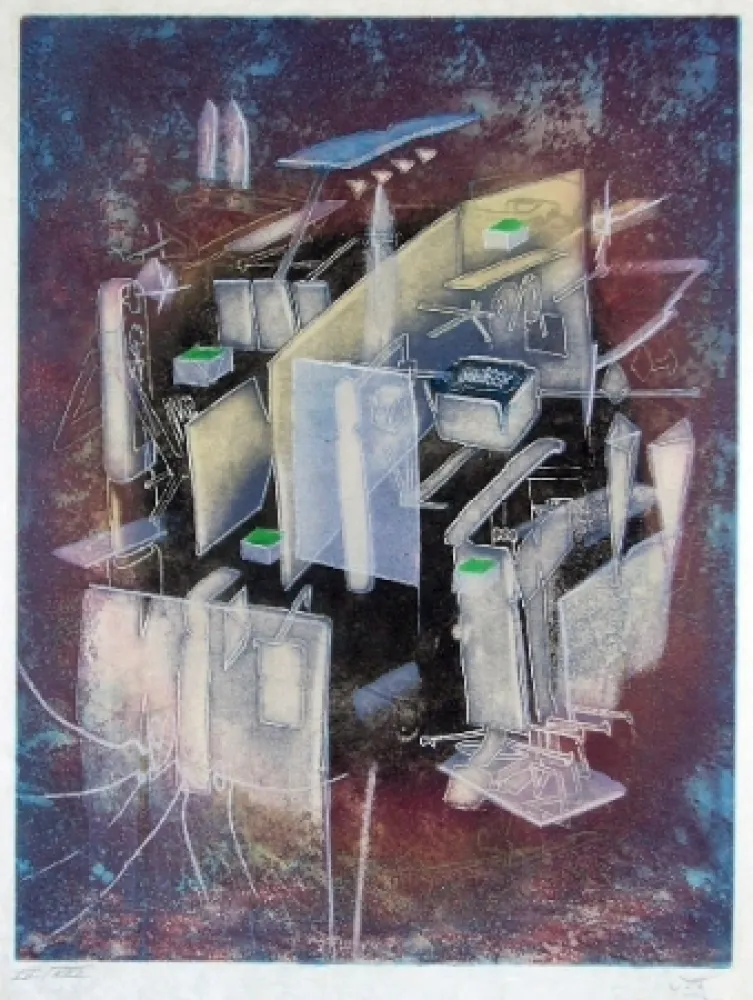 Etching And Aquatint Matta - Etre hommonde