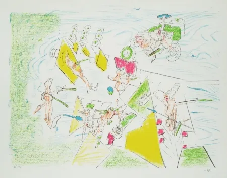 Lithograph Matta - Falbala