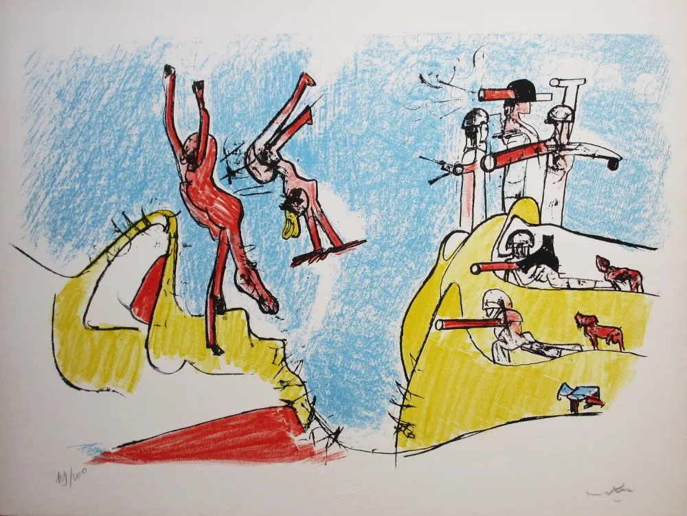 Lithograph Matta - Had a Great Fall