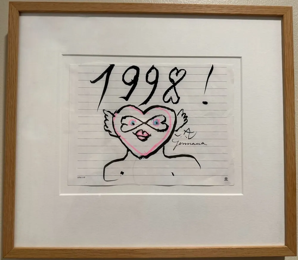 No Technical Matta - Hommage to Germana 1998 Original Drawing