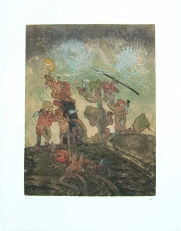 Etching Matta - Hom'Mere 07