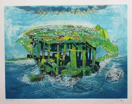 Etching And Aquatint Matta - Hom'mère - L'Eautre (planche 9)