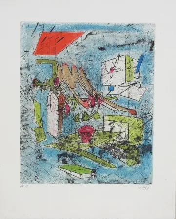 Etching And Aquatint Matta - Il se livre