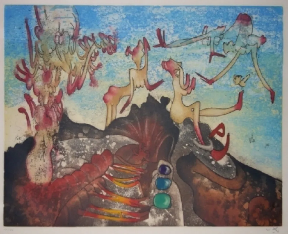 Etching And Aquatint Matta - Ioessa