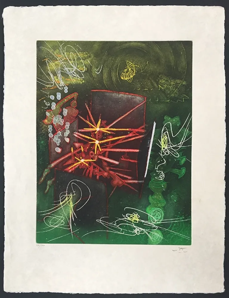 Etching And Aquatint Matta - Je Suis Intact – Une Saison Enfer 