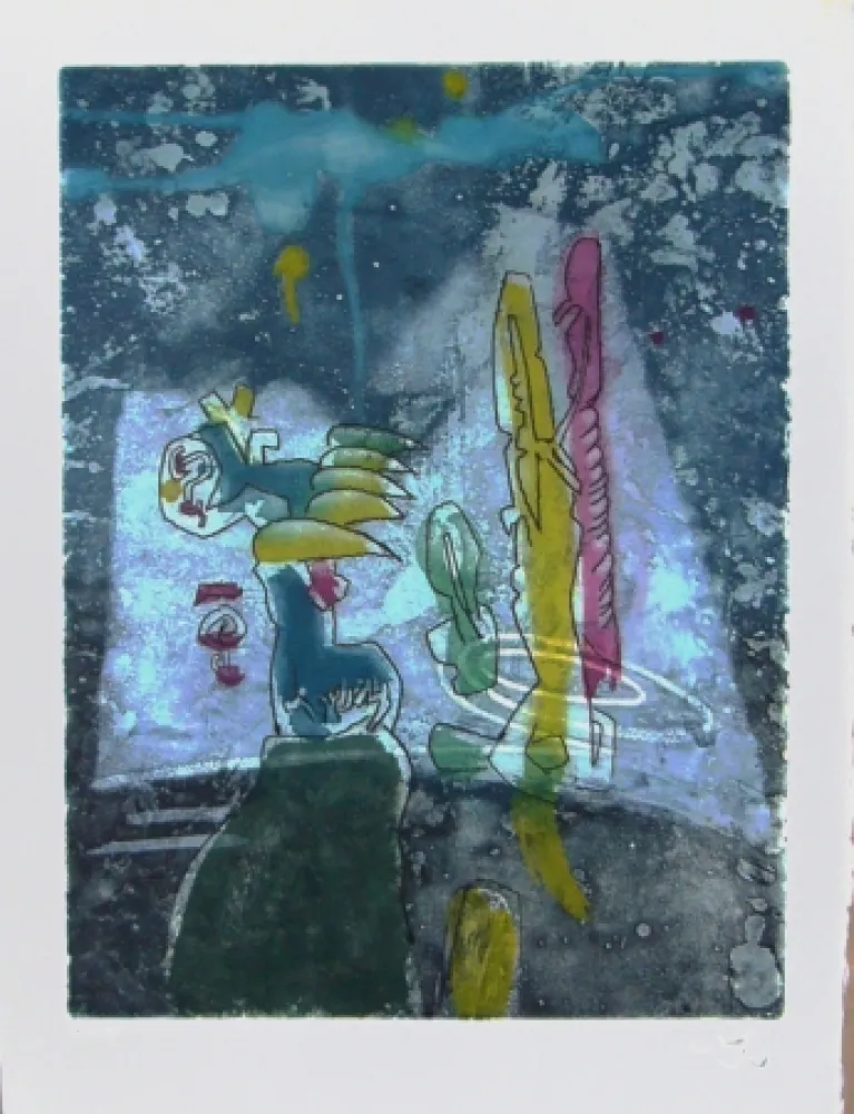 Etching And Aquatint Matta - La Mysticité charnelle