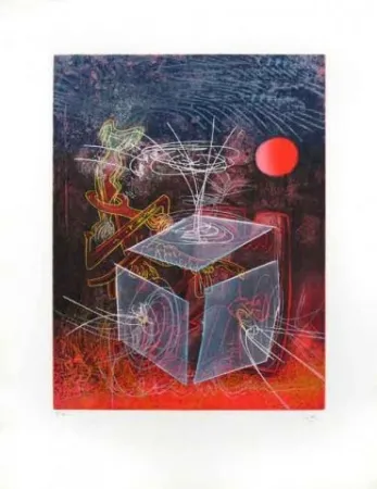 Engraving Matta - L'ame est une inconnue