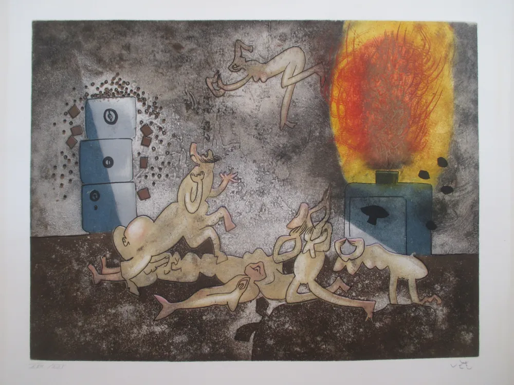 Aquatint Matta - Landru