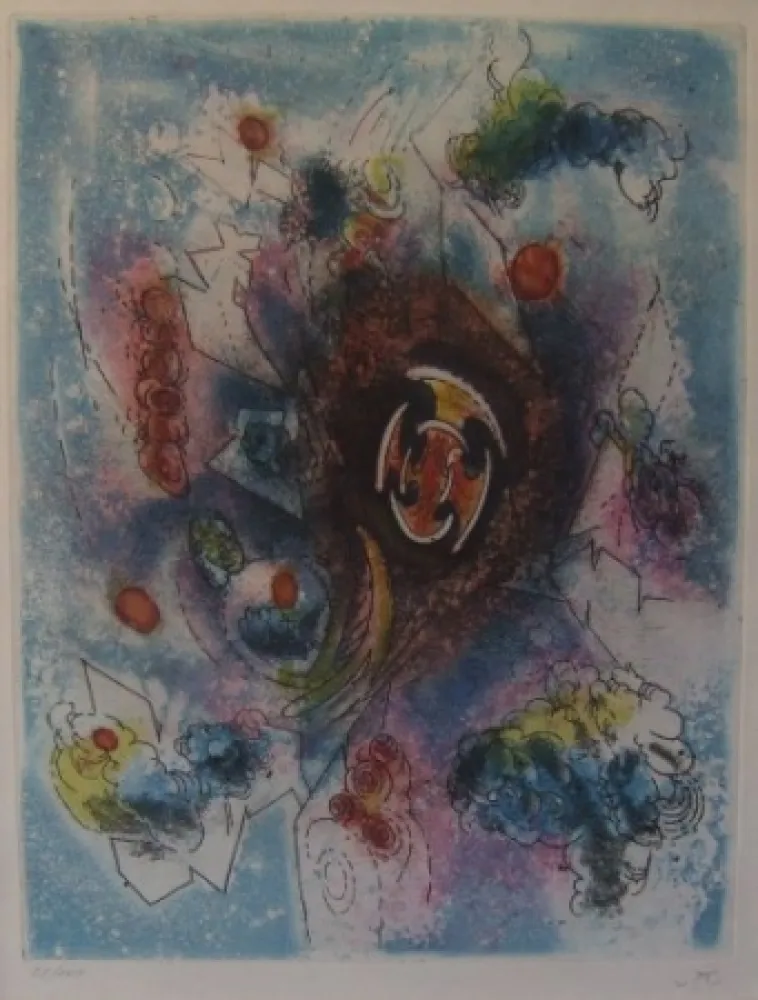 Etching And Aquatint Matta - LE CONMER