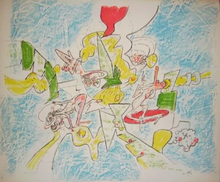 Lithograph Matta - L'effet Gabriel