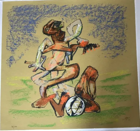 Lithograph Matta - Leonardanda Music Foot