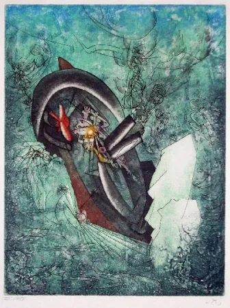 Etching And Aquatint Matta - L'ergofrage