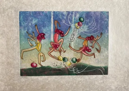 Aquatint Matta - Les Transesports