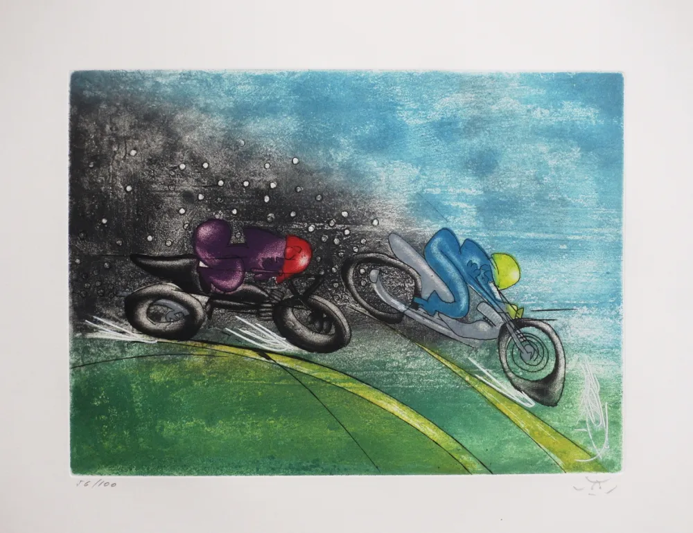 Etching And Aquatint Matta - Les Transesports