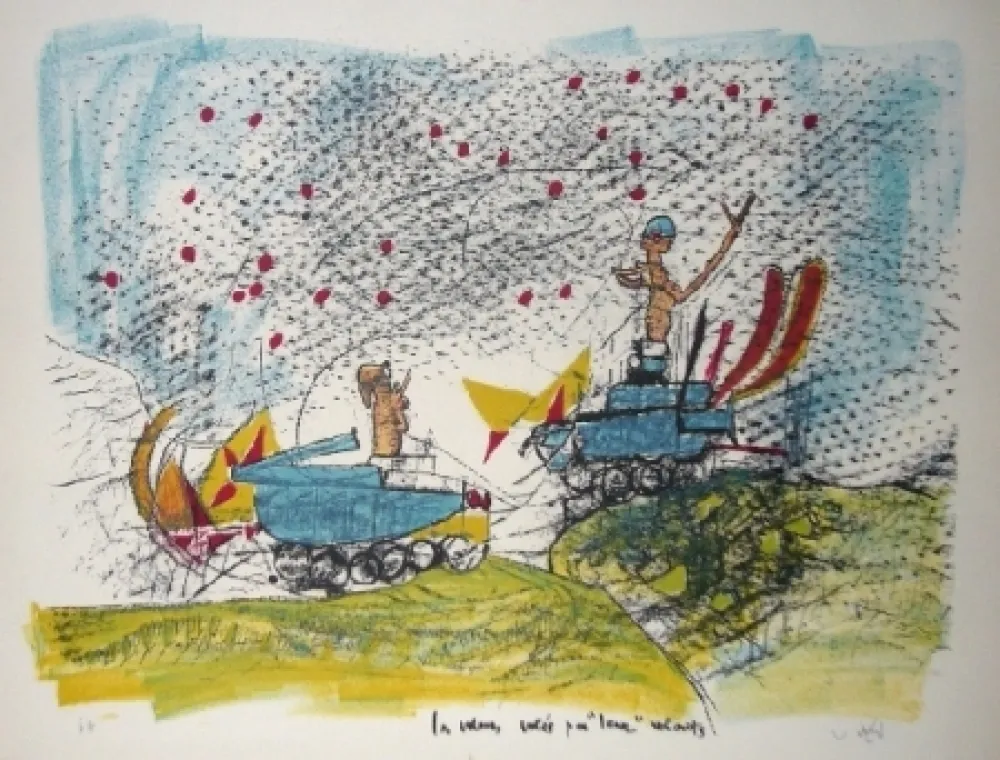 Lithograph Matta - Les voleurs volés par leurs volants