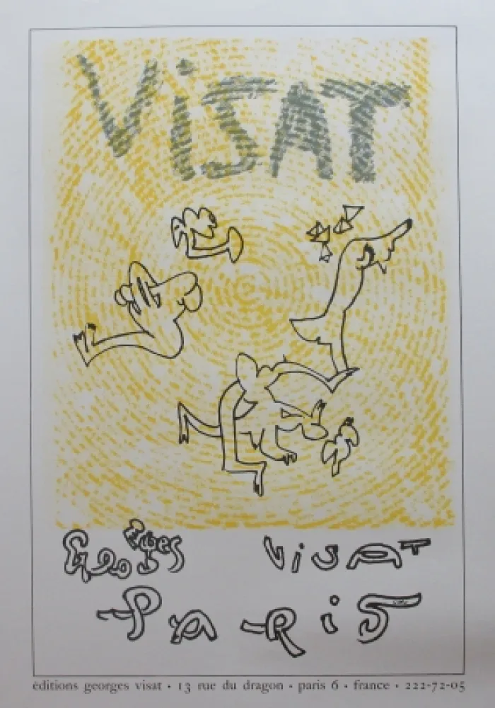 Lithograph Matta - Lithographie pour Visat