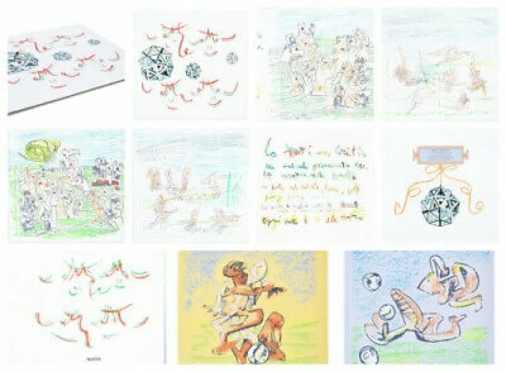 Lithograph Matta - Music Foot