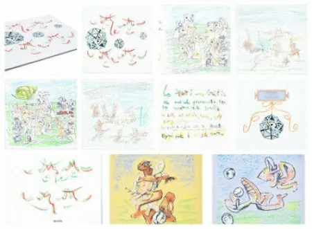 Lithograph Matta - Music Foot