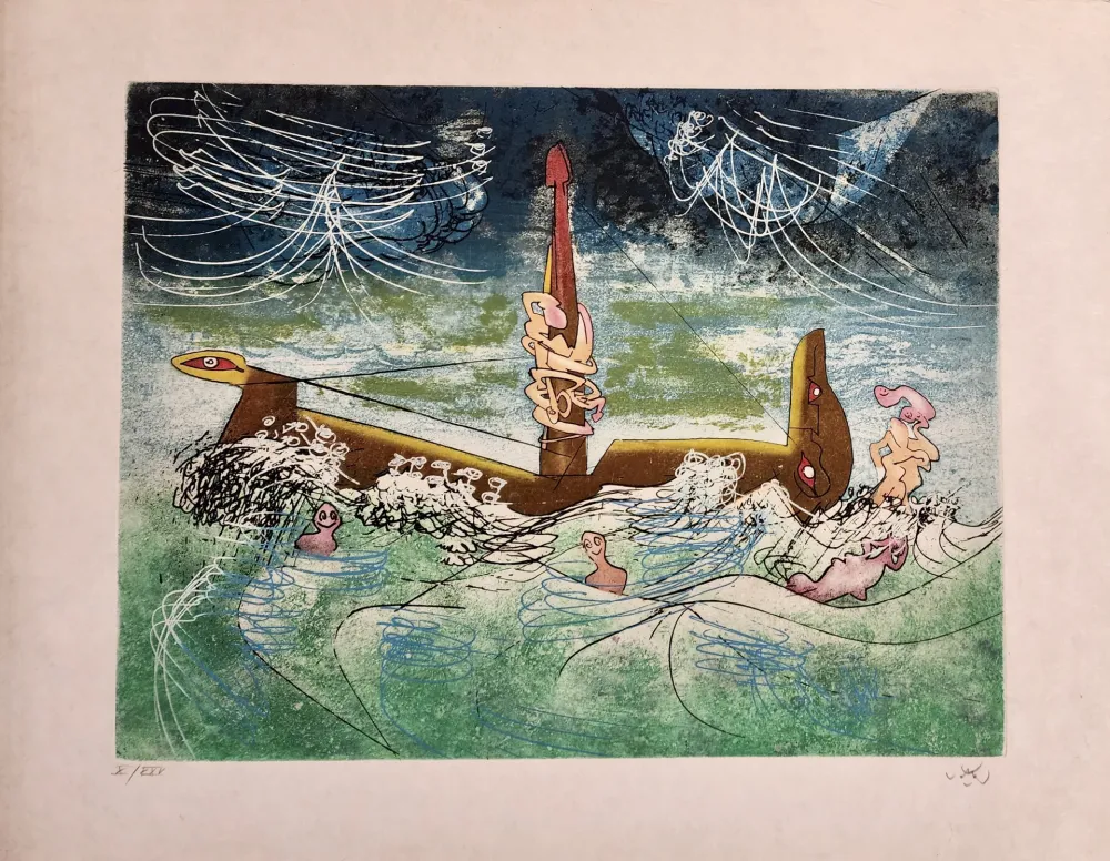 Etching Matta - N'ou's from Hom'mere II L Eautre