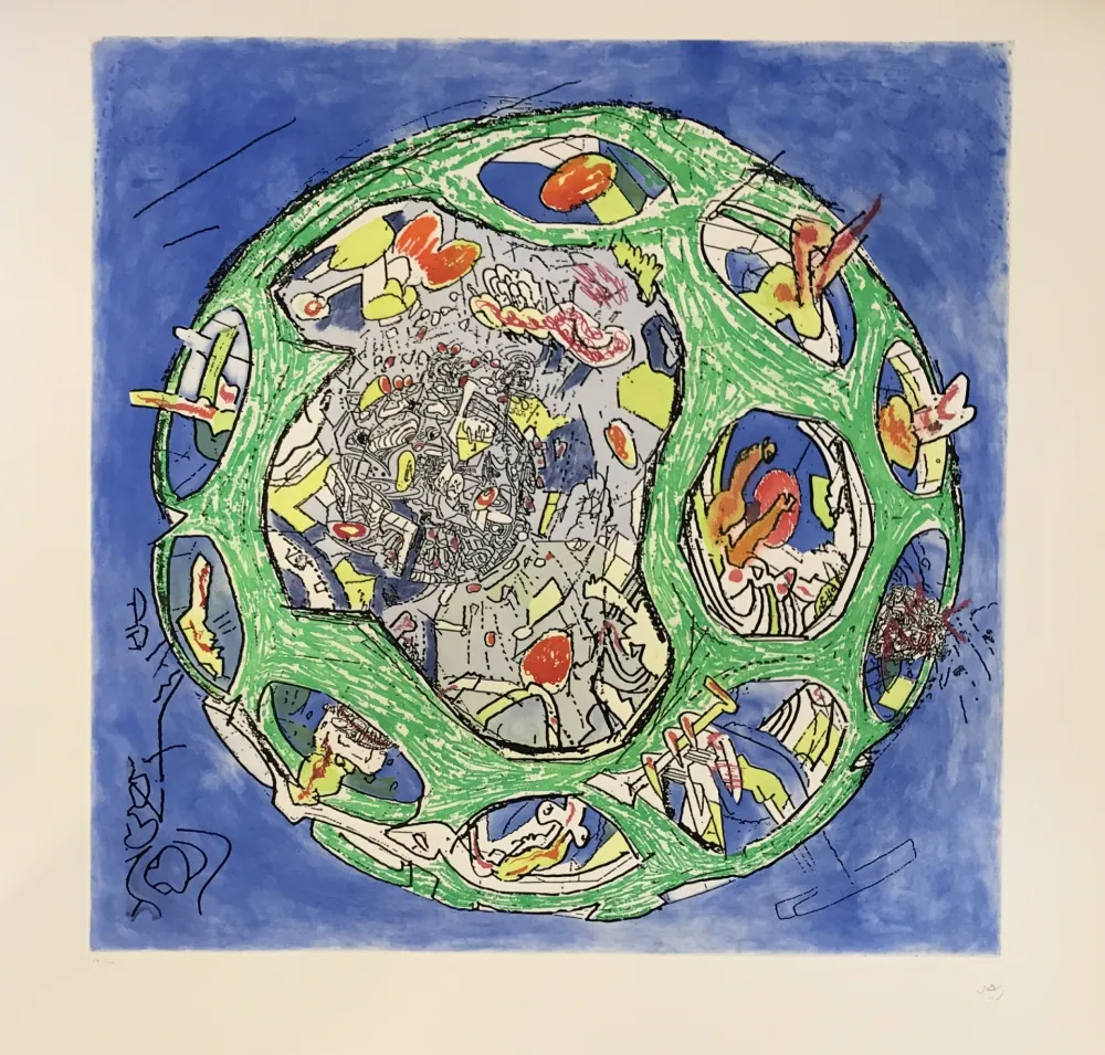 Etching And Aquatint Matta - Nous Tous