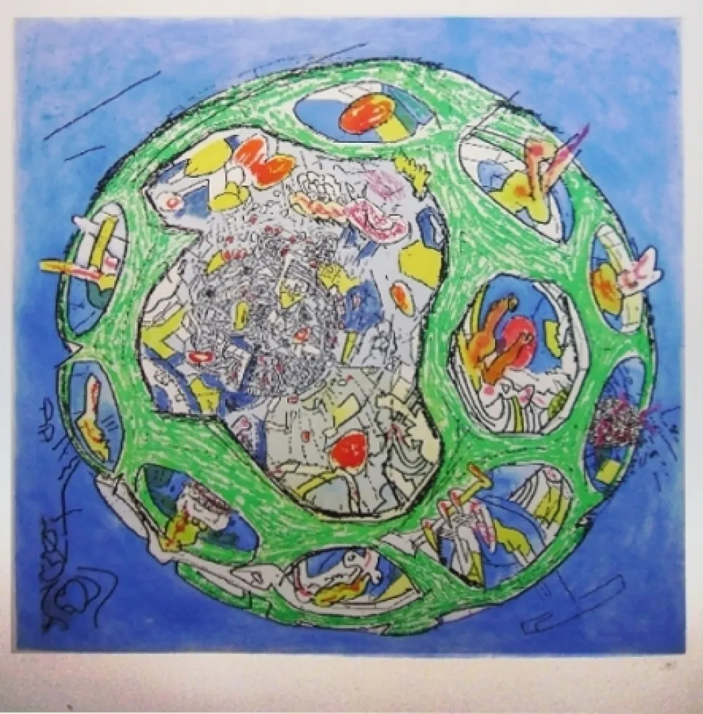 Etching And Aquatint Matta - N'ous T'ous