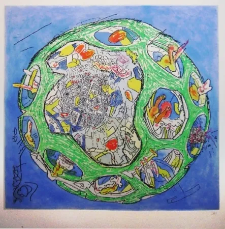 Etching And Aquatint Matta - N'ous T'ous