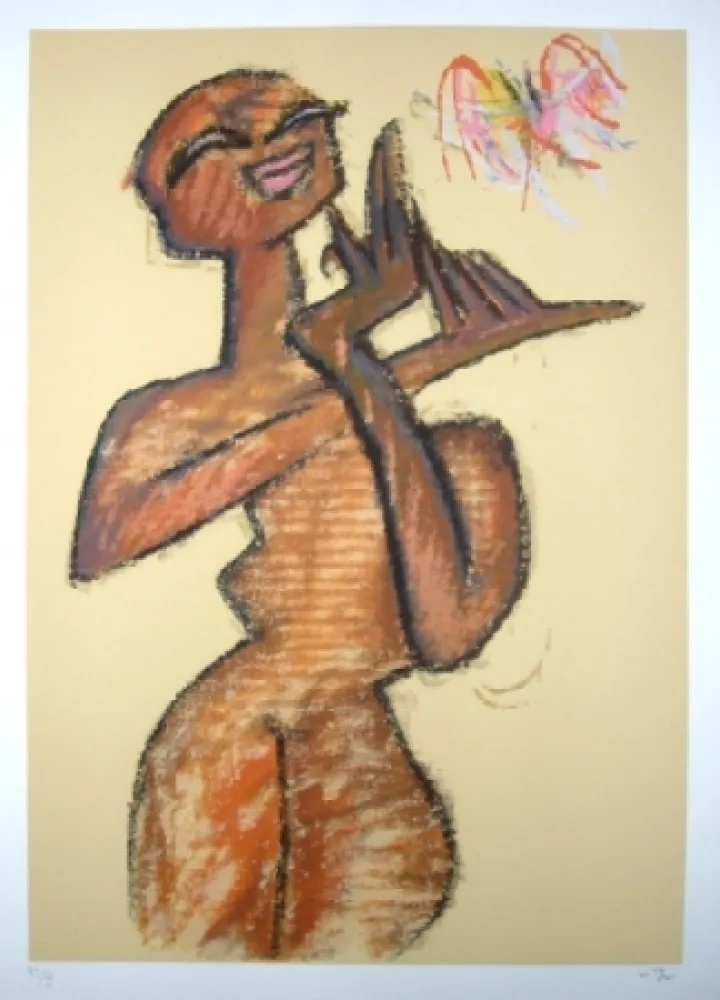 Screenprint Matta - Nu debout