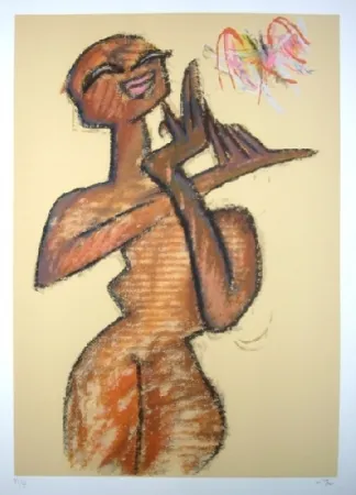 Screenprint Matta - Nu debout