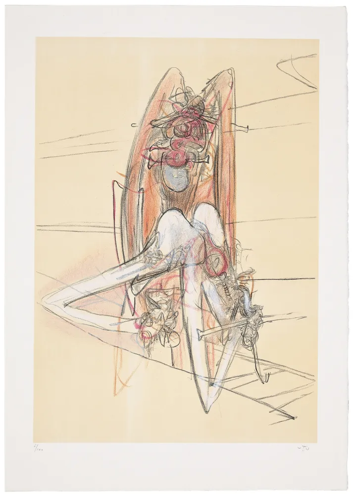 Lithograph Matta - Nue bu