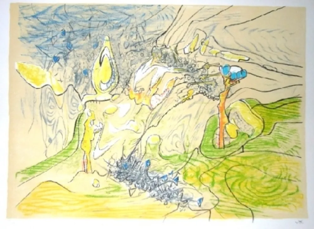 Lithograph Matta - O'nain de Venus