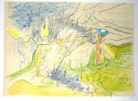 Lithograph Matta - O'nain de Venus