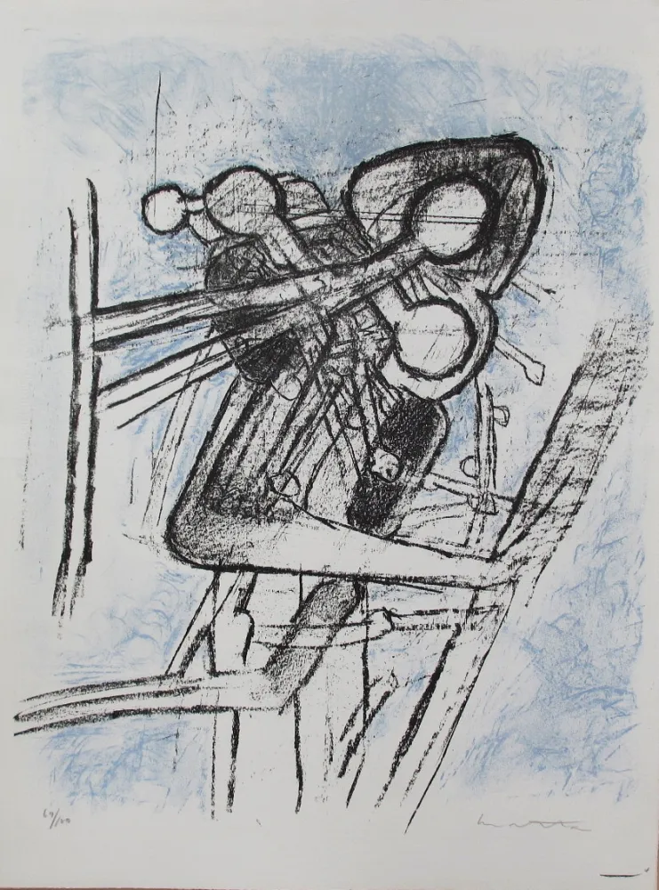 Lithograph Matta - Onze formes du doute