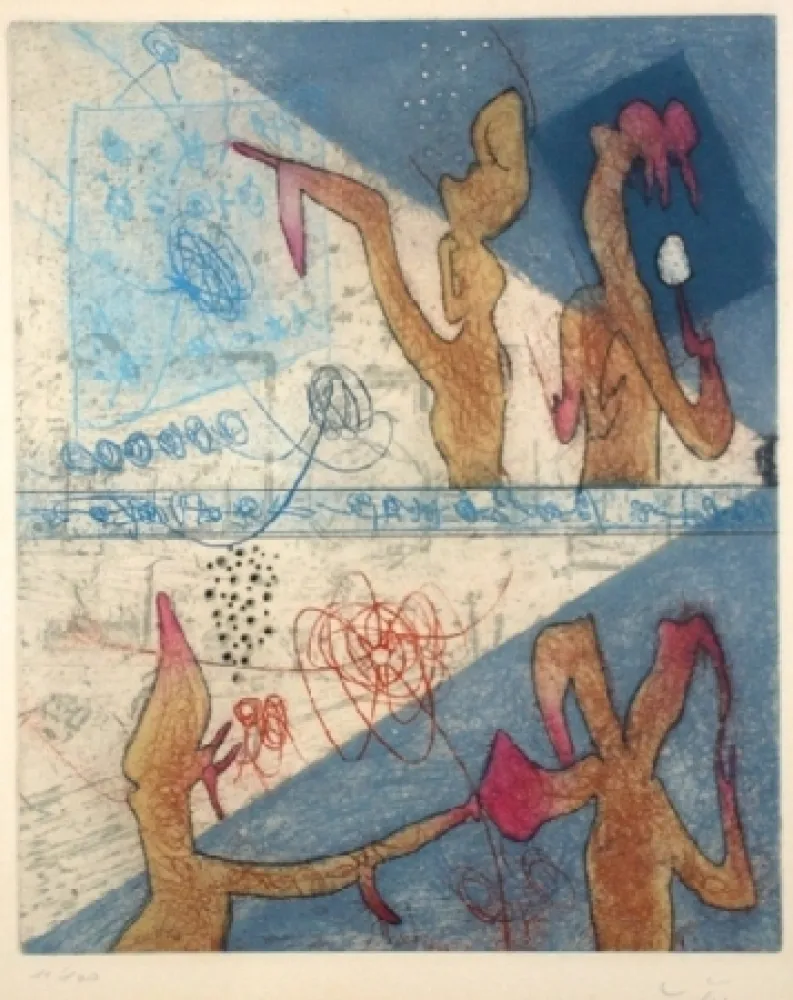 Etching And Aquatint Matta - Pan-Kinorama
